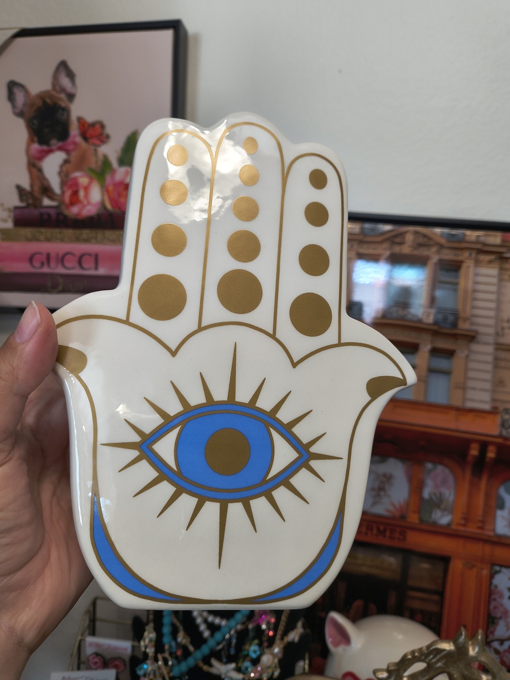 Hamsa Evil Eye Hand Decoration